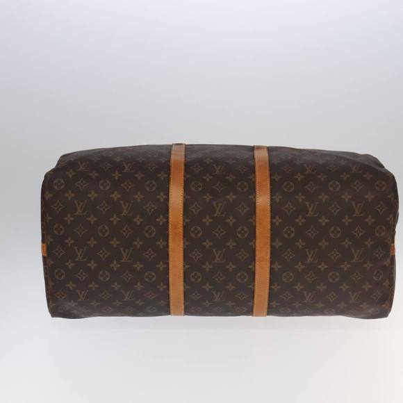 LOUIS VUITTON Monogram Keepall Bandouliere 60 Boston Bag M41412 LV Auth 101205 - Picture 5 of 16